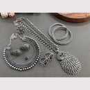 Akruti Collection Bold And Beautiful Oxidised Plated Combo Set