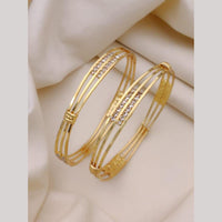Akruti Collection Elegant Austrian Stone Bangles Set