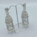 Akruti Collection Sparkling American Diamond Dangler Earrings For Party wear