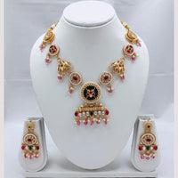Akruti Collection Premium Kundan & Pearl Necklace Jewelry for Weddings