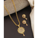 Akruti Collection Royal Glow Pota And Austrain Stone Necklace Set