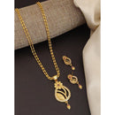 Akruti Collection Royal Glow Pota And Austrain Stone Necklace Set