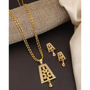 Akruti Collection Royal Glow Pota And Austrain Stone Necklace Set