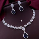 Akruti Collection Shimmering American Diamond Necklace Set