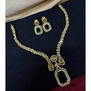 Akruti Collection Royal Crystal And Austrian Stone Necklace Set