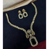Akruti Collection Royal Crystal And Austrian Stone Necklace Set