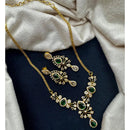 Akruti Collection Designer Sparkling American Daimond Necklace Jewellery Set