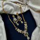 Akruti Collection Designer Sparkling American Daimond Necklace Jewellery Set