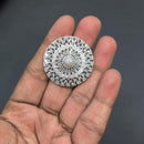 Akruti Collection Rhodium Plated Crystal And Austrian Stone Stylish Ring