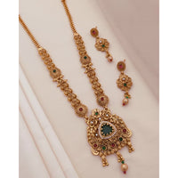 Akruti Collection Pota Stone Necklace Set