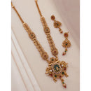 Akruti Collection Pota Stone Necklace Set