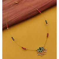 Akruti Collection Heritage Kundan Stone And Pearl Necklace