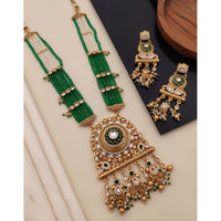Akruti Collection Classic Kundan And Pearl Traditional Necklace Set