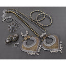 Akruti Collection Royal 2 Tone Plated Ethnic Combo Set
