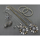 Akruti Collection Royal 2 Tone Plated Ethnic Combo Set