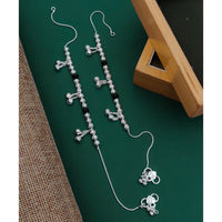 Akruti Collection Beads And Ghungroo Payal \ Anklet 