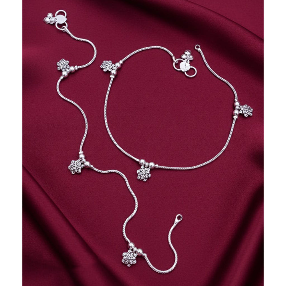 Akruti Collection Boho Style Oxidised Payal \ Anklet