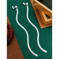 Akruti Collection Premium Rhodium Plated Payal \ Anklet 