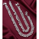 Akruti Collection Boho Style Oxidised Ghungroo Payal \ Anklet 