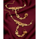 Akruti Collection Royal Pota Stone Designer Hand Harness