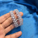Akruti Collection Glamorous American Diamond Bangles Collection Set