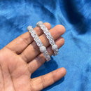 Akruti Collection Glamorous American Diamond Bangles Collection Set