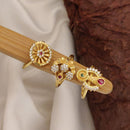 Akruti Collection Stylish Austrian Stone 3 Piece Adjustable Ring Combo