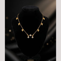 Akruti Collection Elegant Austrian Stone And Beads Black Beads Mangalsutra