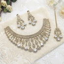 Akruti Collection Graceful American Diamond Necklace Set