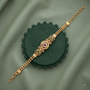 Akruti Collection Royal Pota Stone And Pearl Adjustable Bracelet
