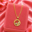 Akruti Collection Austrain Stone Chain Pendant