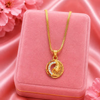Akruti Collection Austrain Stone Chain Pendant