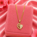 Akruti Collection Austrain Stone Chain Pendant