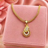 Akruti Collection Austrain Stone Chain Pendant