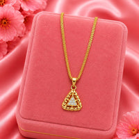 Akruti Collection Austrain Stone Chain Pendant