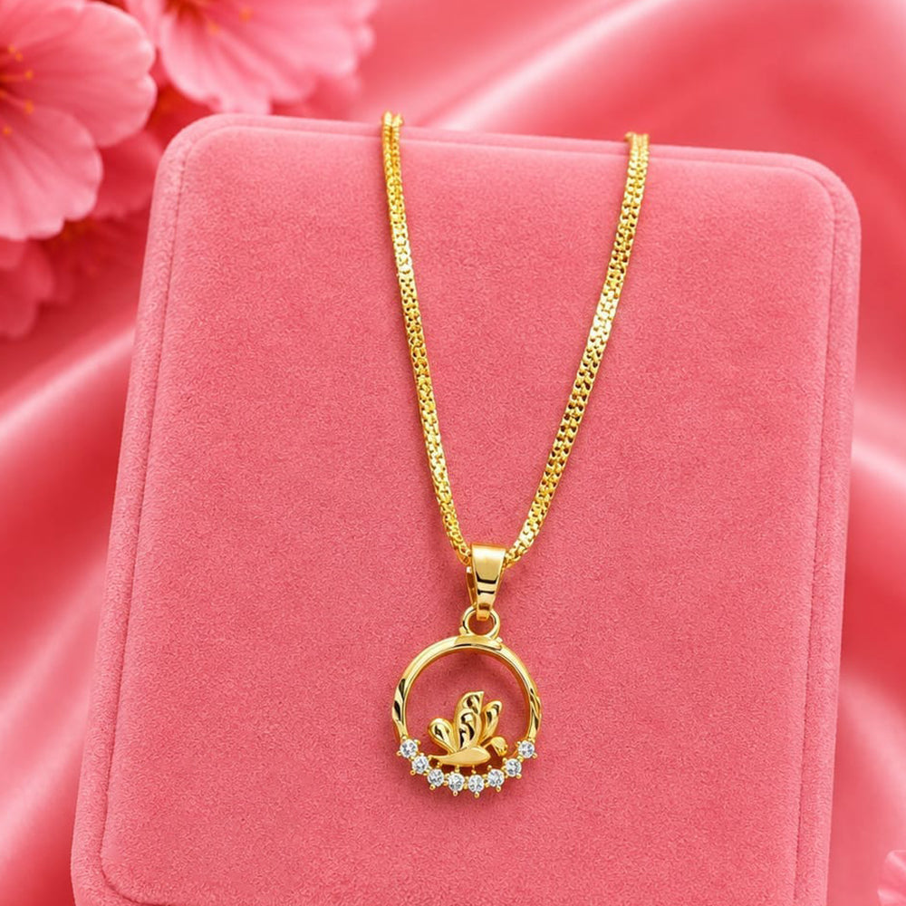 Akruti Collection Austrain Stone Chain Pendant