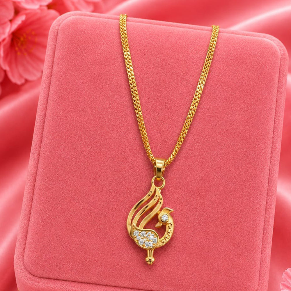 Akruti Collection Austrain Stone Chain Pendant