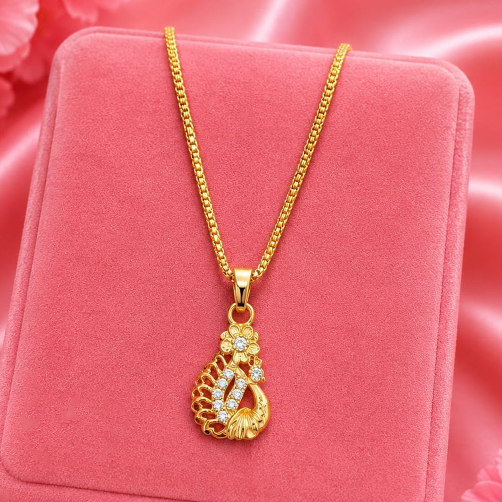 Akruti Collection Austrain Stone Chain Pendant