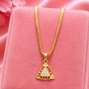 Akruti Collection Austrain Stone Chain Pendant