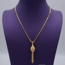 Akruti Collection Austrain Stone Chain Pendant