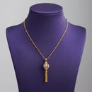 Akruti Collection Austrain Stone Chain Pendant