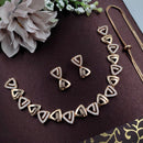 Akruti Collection Antique Finish Austrian Stone Necklace Set