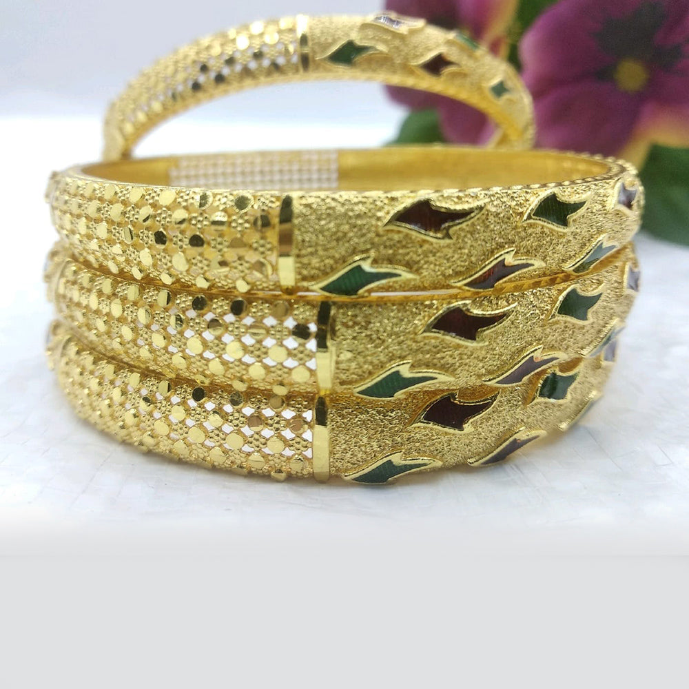 Star Bangles Gold Plated Bangles Set