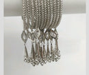 Star Bangles Silver Plated Bangles Set