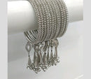 Star Bangles Silver Plated Bangles Set
