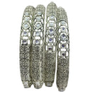 Amity Arts Oxidised Plated Bangles Set  (4 Piece Only)