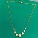 Infinity Gold Plated Pearl Hypoallergenic Nickel Free Necklace