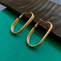 Infinity Jewels Gold Plated Hypoallergenic Nickel Free Dangler Earrings