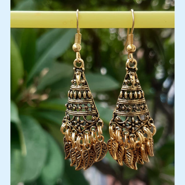 Shrijicreation Gold Plated Dangler Earrings