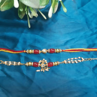 Shrijicreation Gold Plated Rakhi Combo Set